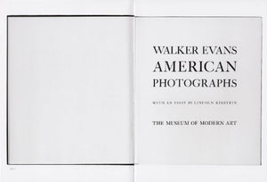 Walker Evans: American Photographs: Books on Books No. 2,Used