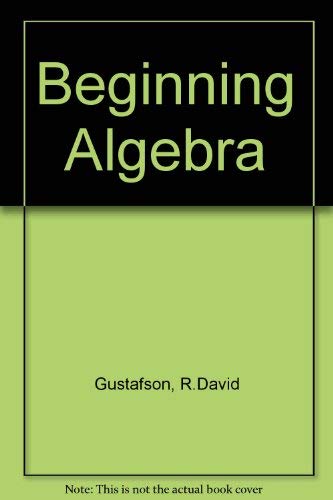 Beginning Algebra with CD,Used