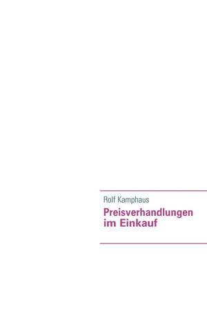 Preisverhandlungen im Einkauf (German Edition),Used
