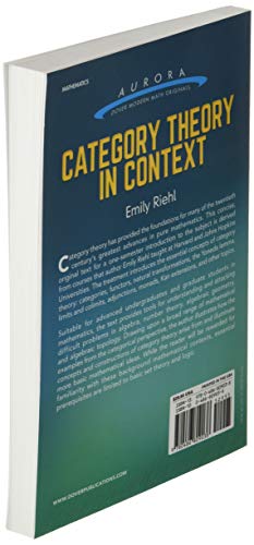 Category Theory in Context (Aurora: Dover Modern Math Originals),New