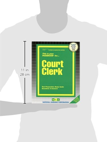 Court Clerk(Passbooks) (Career Examination Series),Used