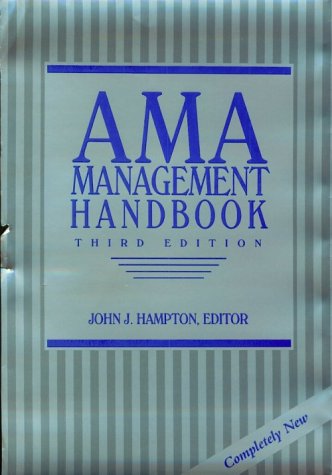 Ama Management Handbook (AMA Management Briefing),Used