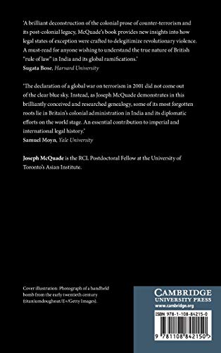 A Genealogy of Terrorism: Colonial Law and the Origins of an Idea,Used