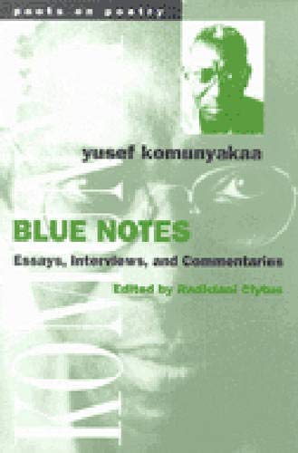 Blue Notes: Essays, Interviews, and Commentaries (Poets On Poetry),Used