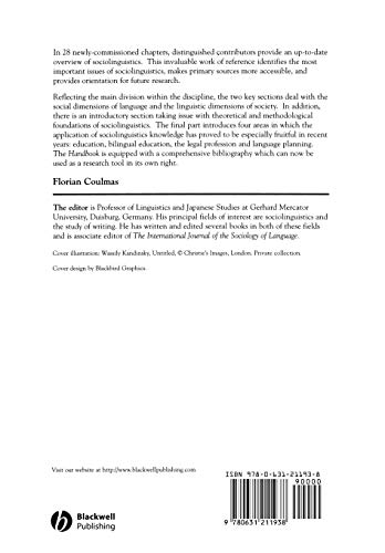 The Handbook of Sociolinguistics,New