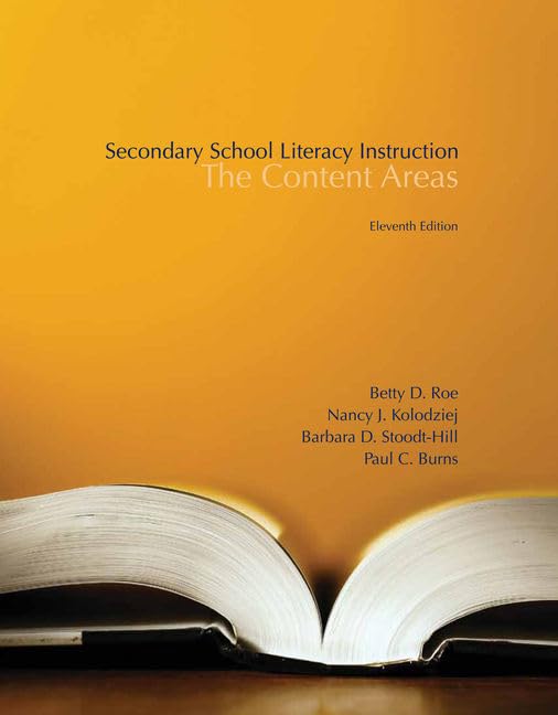 Secondary School Literacy Instruction,Used