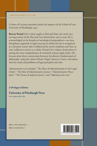 Administrative Law: Its Growth, Procedure, and Significance,Used