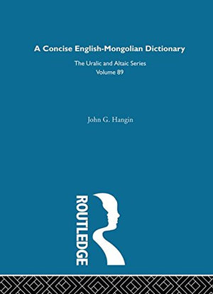A Concise Englishmongolian Dictionary,Used