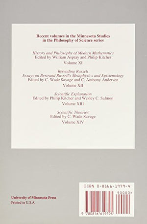 Cognitive Models of Science (Volume 15) (Minnesota Studies in the Philosophy of Science),New