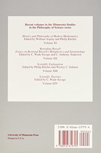 Cognitive Models Of Science (Volume 15) (Minnesota Studies In The Philosophy Of Science),Used