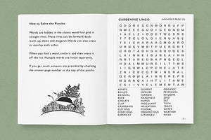Word Search Puzzle Book For Gardeners: Large Print Word Find Puzzles for Adults (Large Print Brain Games),Used