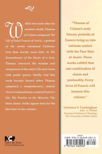 Francis Trilogy: Life of Saint Francis, The Remembrance of the Desire of a Soul, The Treatise on the Miracles of Saint Francis,Used