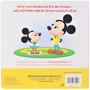 Disney Growing Up Stories with Mickey Mouse  First Day of School!  Flaps to Lift and a FoldOut Surprise!  PI Kids,Used
