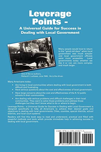 Leverage Points  A Universal Guide for Success in Dealing with Local Government,Used