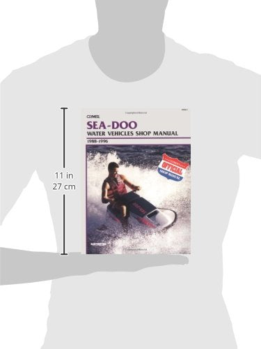 SeaDoo Water Vehicles Shop Manual 19881996 (Clymer Personal Watercraft),Used