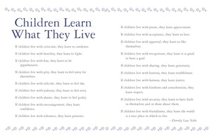 Children Learn What They Live: Parenting to Inspire Values,Used