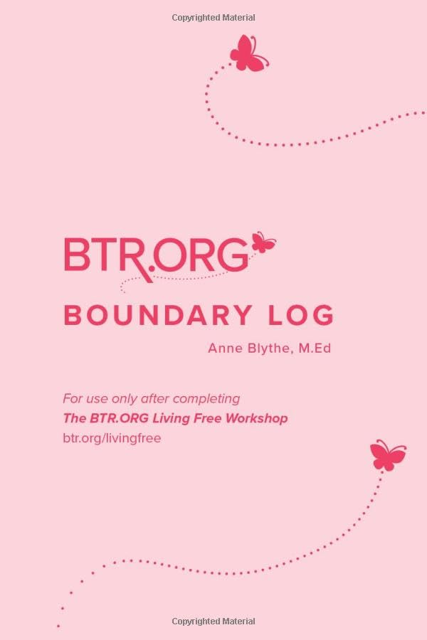 Boundary Log: Betrayal Trauma Recovery,Used
