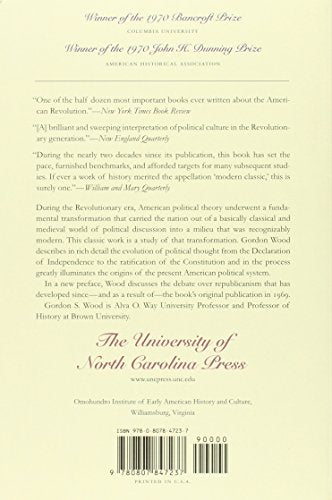 The Creation of the American Republic, 17761787,New