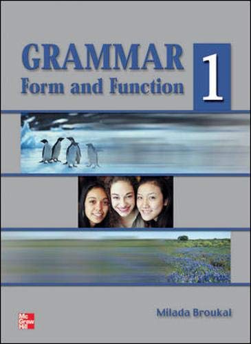 Grammar Form And Function, Book 1,New