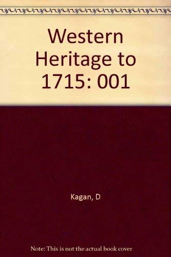 Western Heritage to 1715,Used