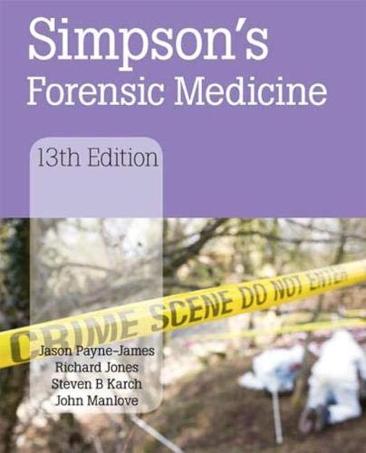 Simpson's Forensic Medicine,Used