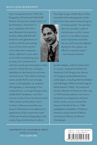 Mister Jelly Roll: The Fortunes of Jelly Roll Morton, New Orleans Creole and 'Inventor of Jazz',Used
