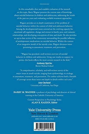 Suicidal Behavior in Children and Adolescents (Current Perspectives in Psychology),Used