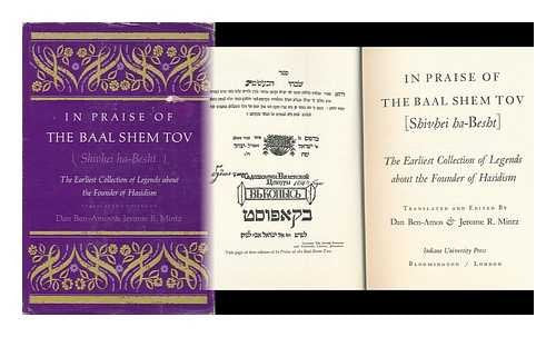 In Praise Of The Baal Shem Tov (Shivhei Habesht), The Earliest Collection Of Legends About The Founder Of Hasidism,New