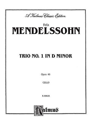 Trio in D Minor, Op. 49 (Kalmus Edition),Used