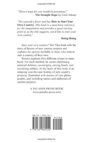 How to Start Your Own Country,New