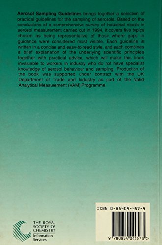 Aerosol Sampling Guidelines,Used
