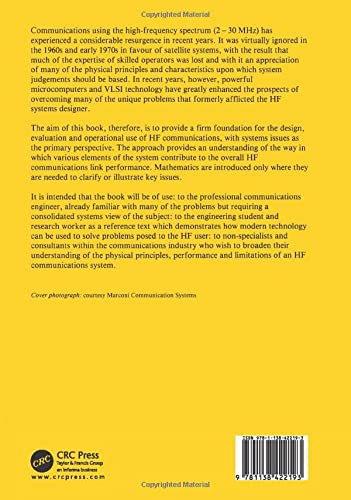 HF Communications: A Systems Approach,Used