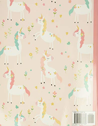 Unicorn Flowers  Primary Story Journal: Dotted Midline and Picture Space  Grades K2 Composition School Exercise Book  100 Stor,Used