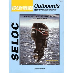 Mercury/Mariner Outboards, All Engines 19902000 (Seloc Marine Manuals),Used