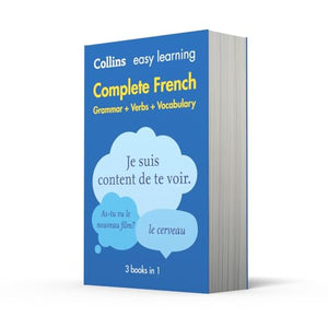 Easy Learning French Complete Grammar, Verbs And Vocabulary (3 Books In 1): Trusted Support For Learning (Collins Easy Learning),Used