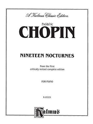 Nineteen Nocturnes: From the First Critically Revised Complete Edition (Kalmus Edition),Used