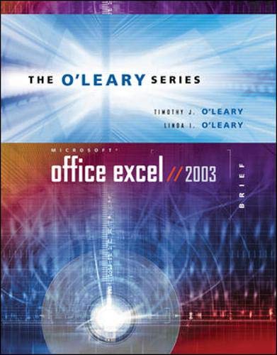 O'Leary Series: Microsoft Office Excel 2003 Brief,Used