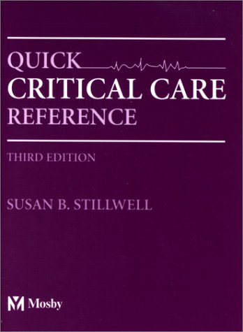 Quick Critical Care Reference,Used