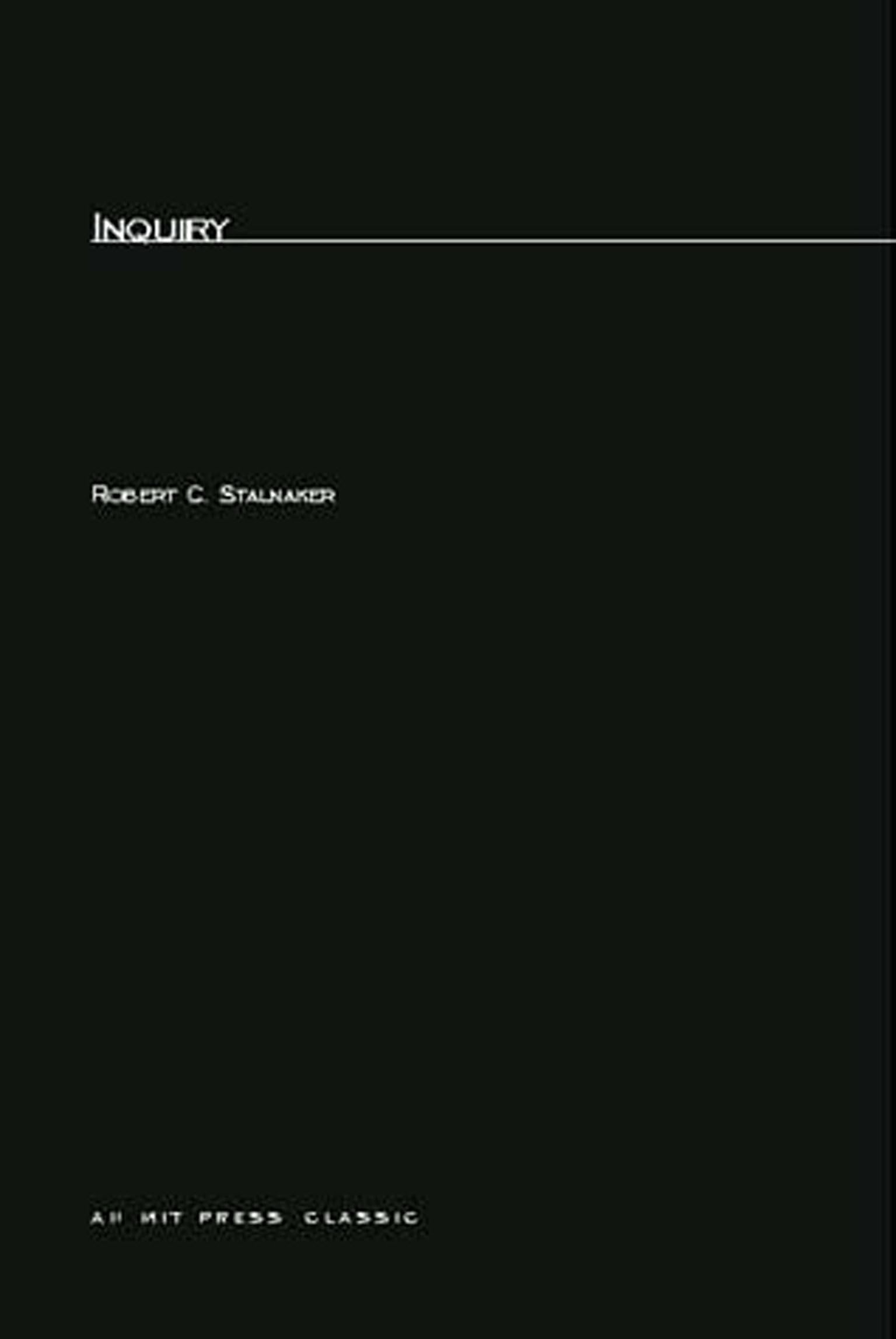 Inquiry (Bradford Book),Used