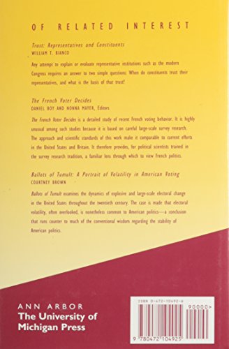 Elections at Home and Abroad: Essays in Honor of Warren E. Miller,Used
