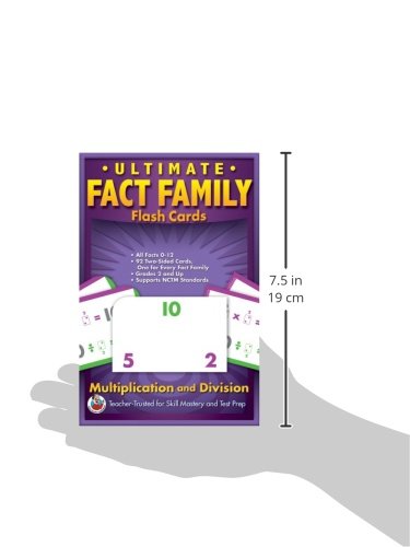 Ultimate Fact Family Flash Cards, Grades 3  5,Used