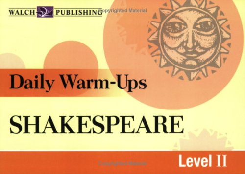 Daily WarmUps Shakespeare (Daily WarmUps English/Language Arts) (Daily Warm Ups Level 2),Used