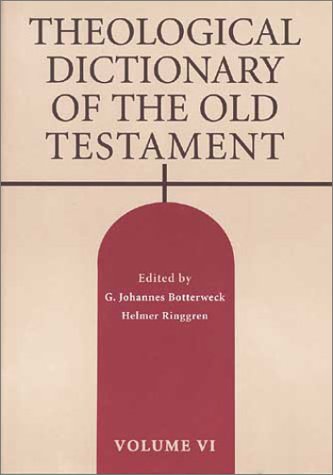 Theological Dictionary Of The Old Testament, Vol. 6 (Volume 6),Used