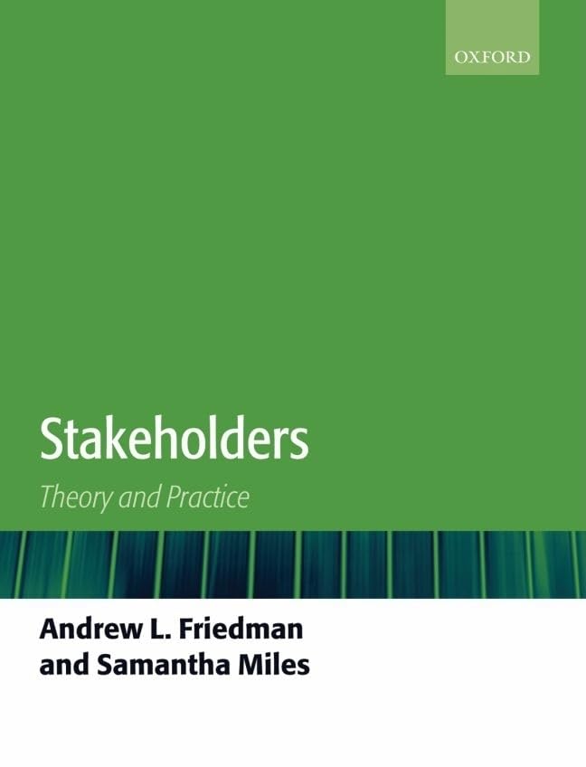 Stakeholders: Theory and Practice,Used