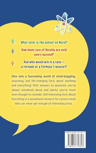 1001 Interesting Facts About Everything: Mindblowing Fun Facts About Animals, History, Science, Sports, and More to Impress You,Used