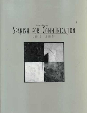 Spanish for Communication,Used