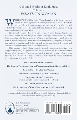 Essays On Woman (The Collected Works Of Edith Stein) (English And German Edition)
