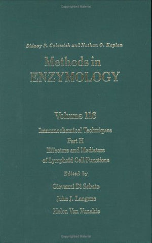 Immunochemical Techniques, Part H: Effectors And Mediators Of Lymphoid Cell Functions (Volume 116) (Methods In Enzymology, Volum,Used