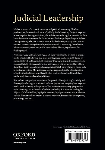 Judicial Leadership: A New Strategic Approach,Used