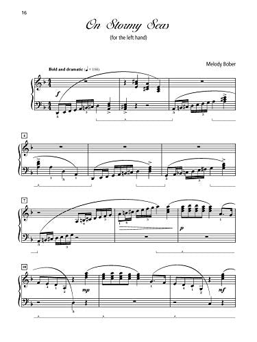 Grand OneHand Solos for Piano, Bk 6: 8 Late Intermediate Pieces for Right or Left Hand Alone,Used
